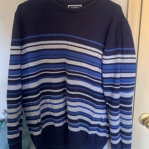 Blue stripe sweater